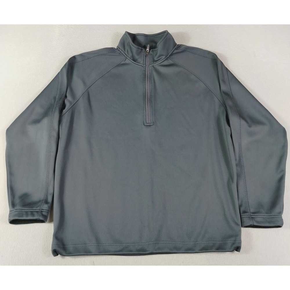 Zero Restriction Pullover‎ Mens Medium Gray 1/4 Zip Tour Series Golf Performance
